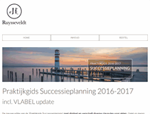 Tablet Screenshot of praktijkgids-successieplanning.be
